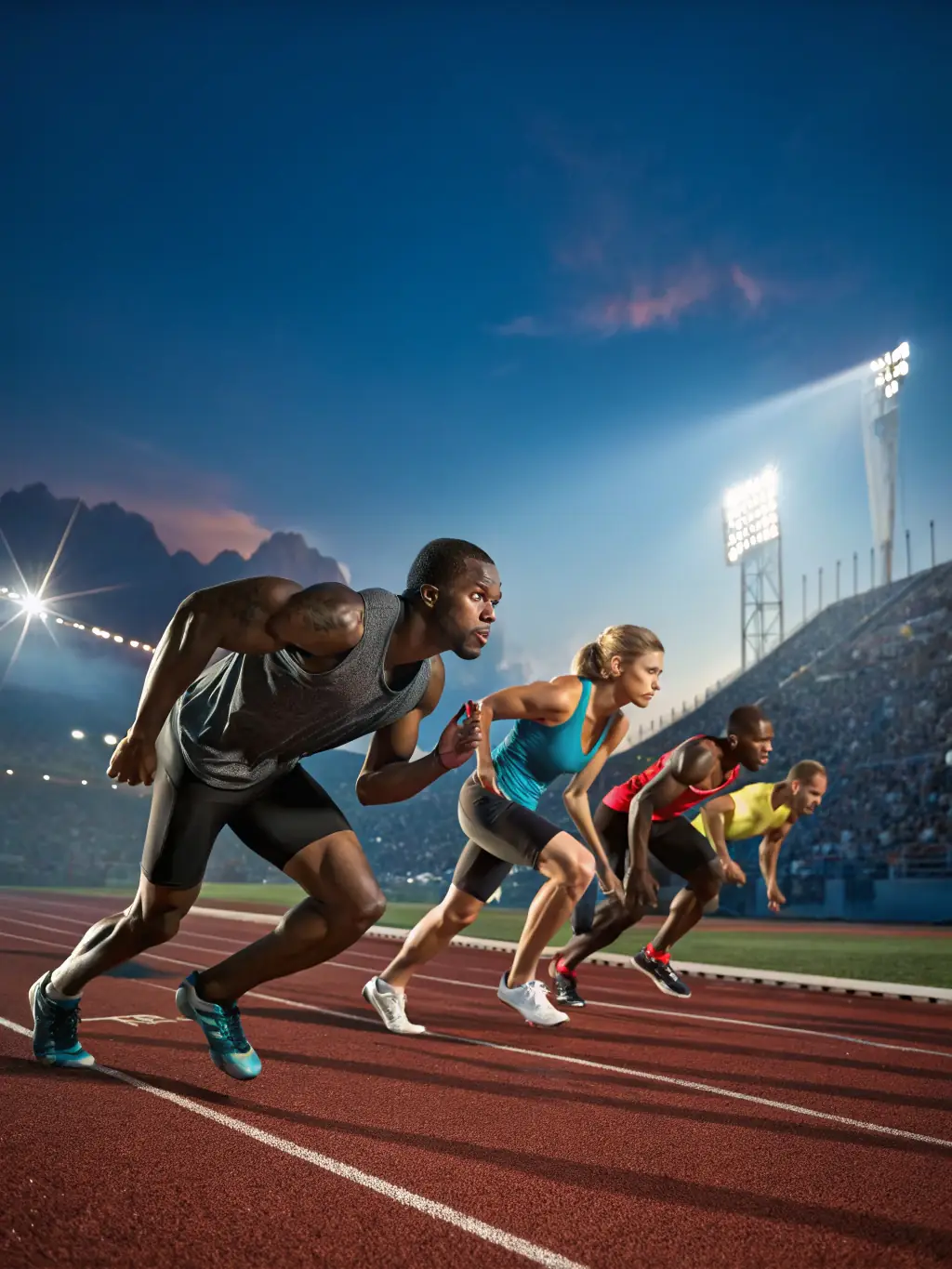 A dynamic shot of young athletes competing in a regional sports competition, showcasing teamwork, determination, and sportsmanship, with the ASCL banner prominently displayed in the background.